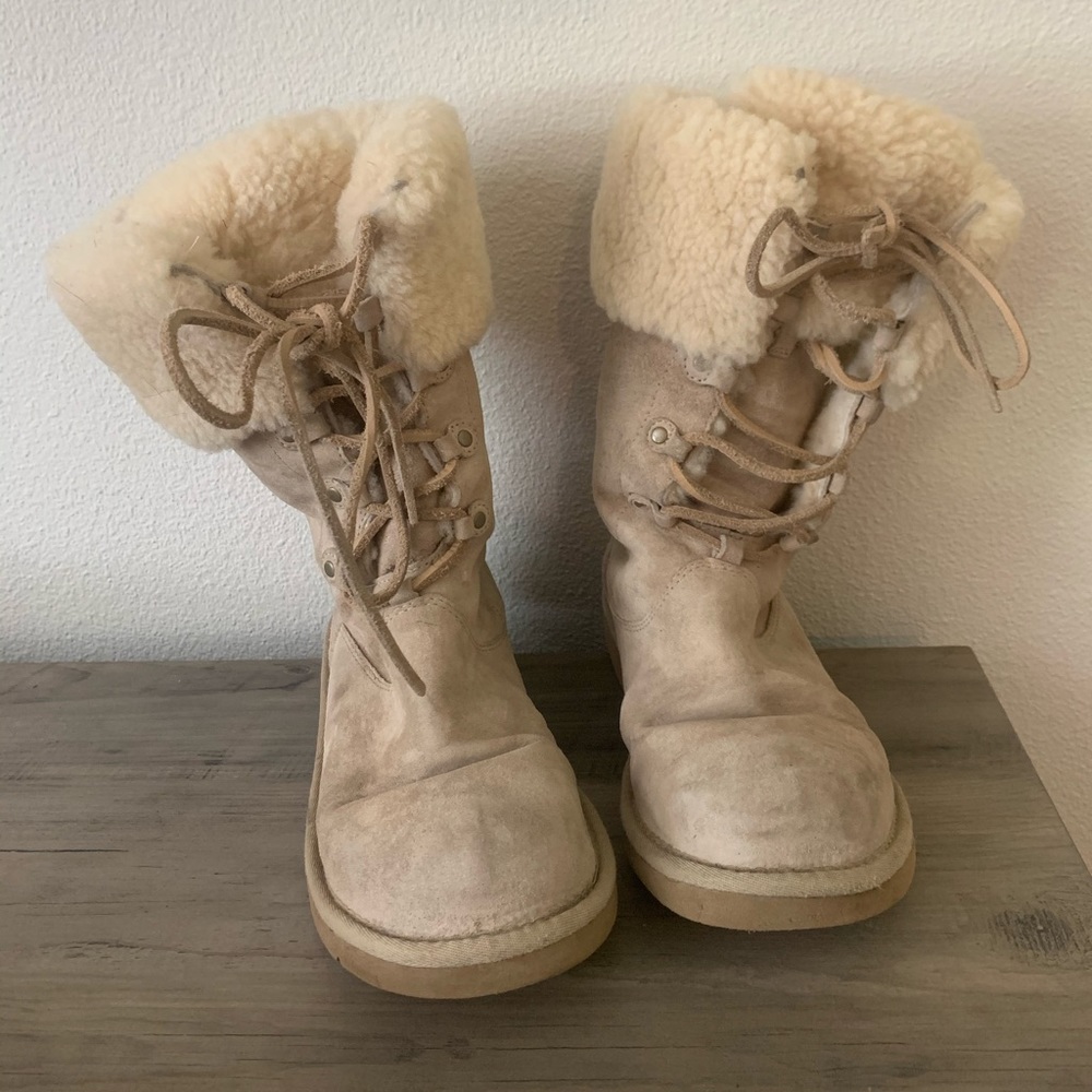 UGG boots lace up